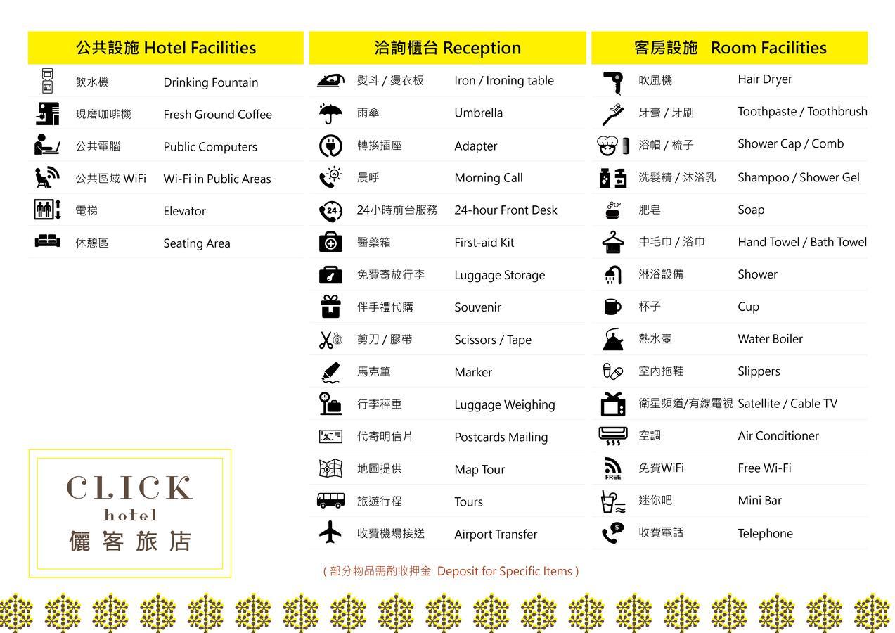 Click Hotel - Ximending Branch Taipeh Exterior foto